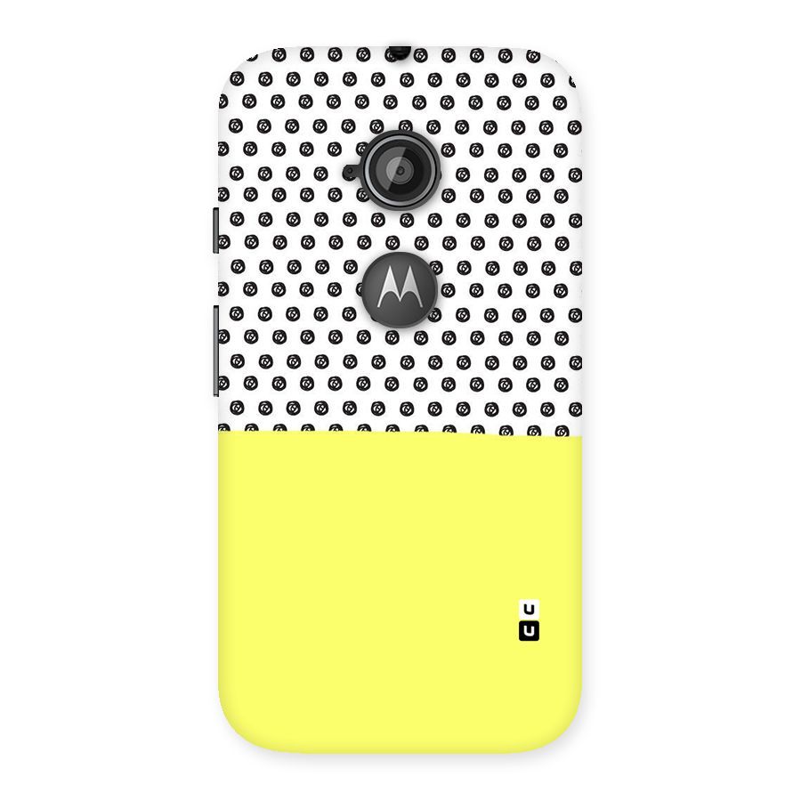 Plain and Pattern Back Case for Moto E 2nd Gen