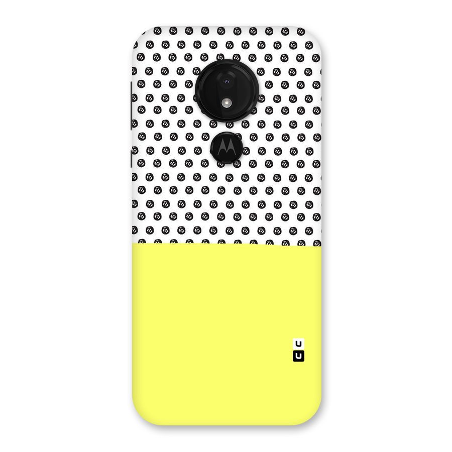 Plain and Pattern Back Case for Moto G7 Power