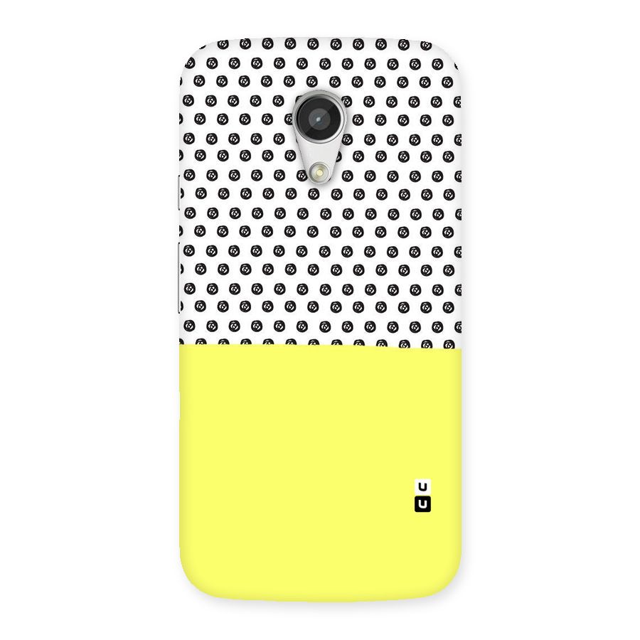Plain and Pattern Back Case for Moto G 2nd Gen
