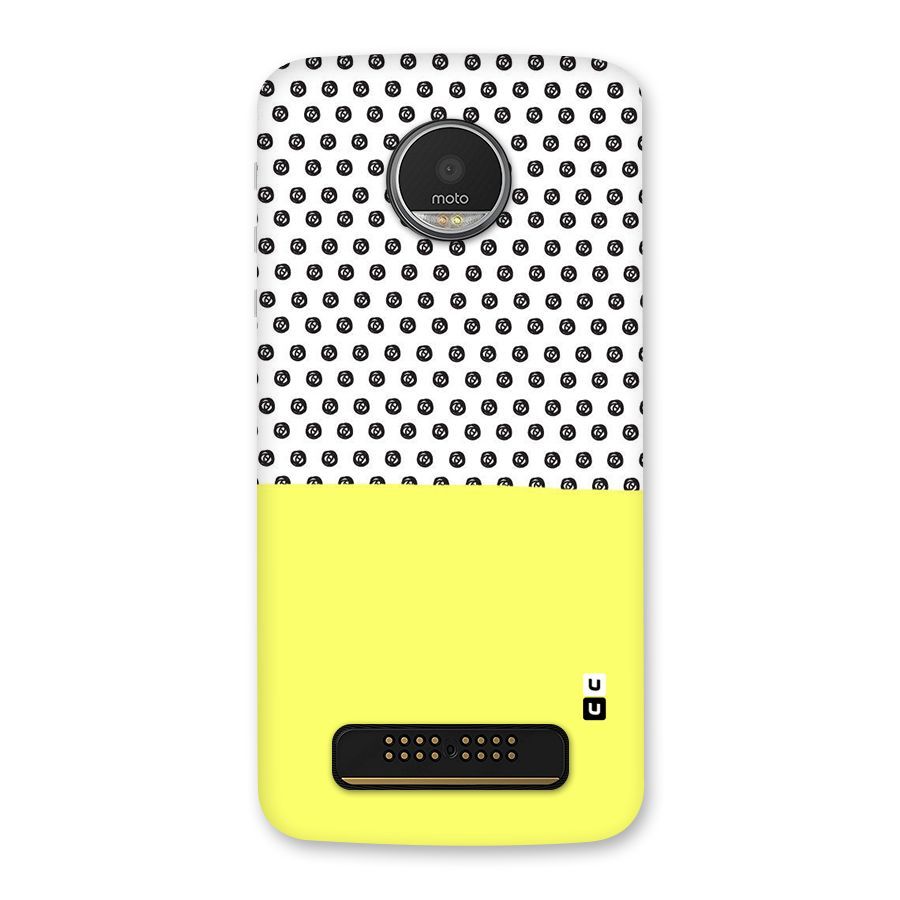 Plain and Pattern Back Case for Moto Z Play