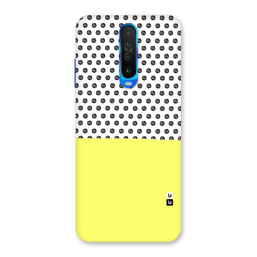 Plain and Pattern Back Case for Poco X2