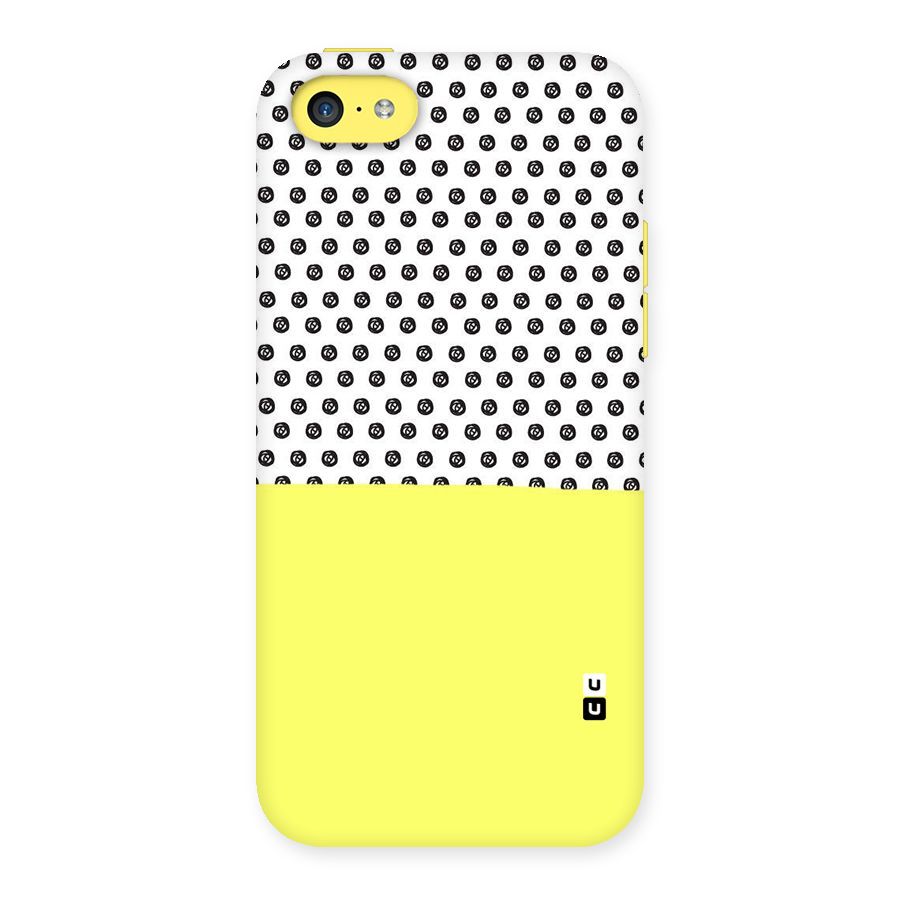 Plain and Pattern Back Case for iPhone 5C