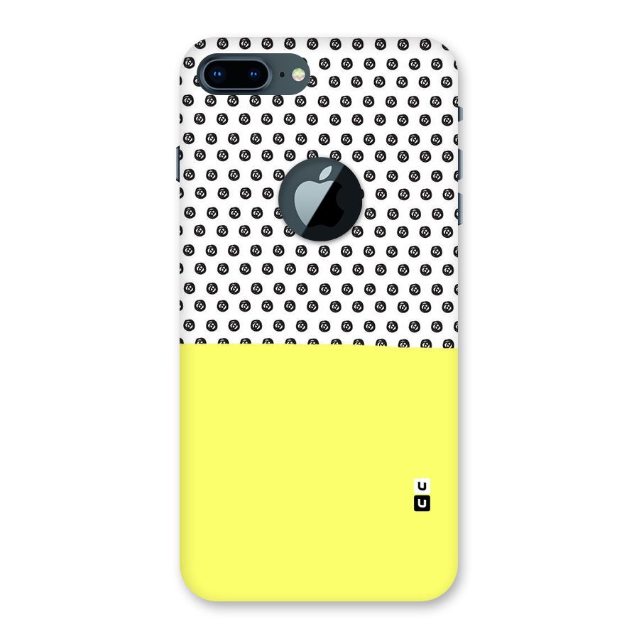 Plain and Pattern Back Case for iPhone 7 Plus Logo Cut