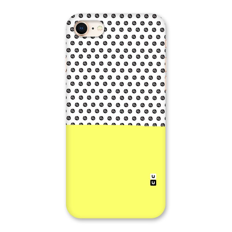 Plain and Pattern Back Case for iPhone 8