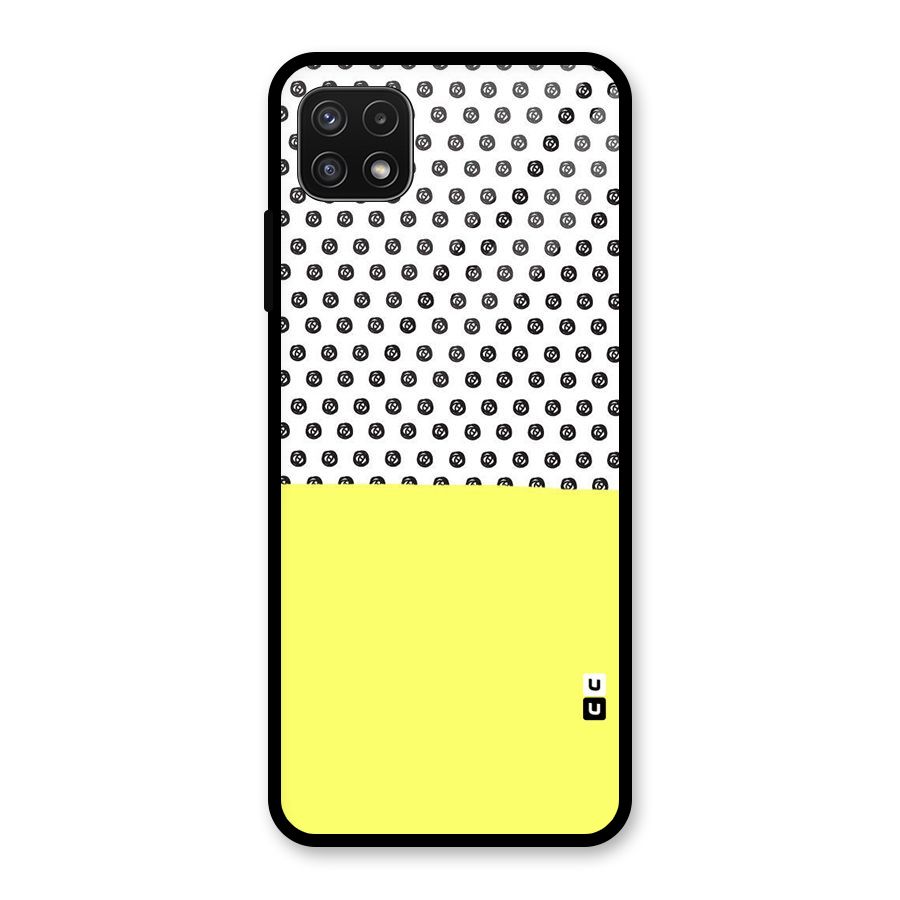 Plain and Pattern Glass Back Case for Galaxy A22 5G