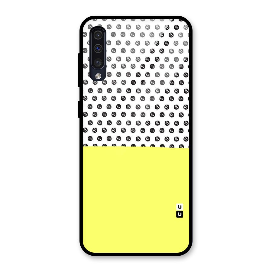 Plain and Pattern Glass Back Case for Galaxy A50