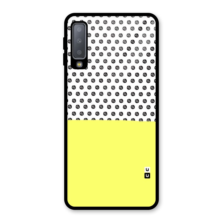 Plain and Pattern Glass Back Case for Galaxy A7 (2018)