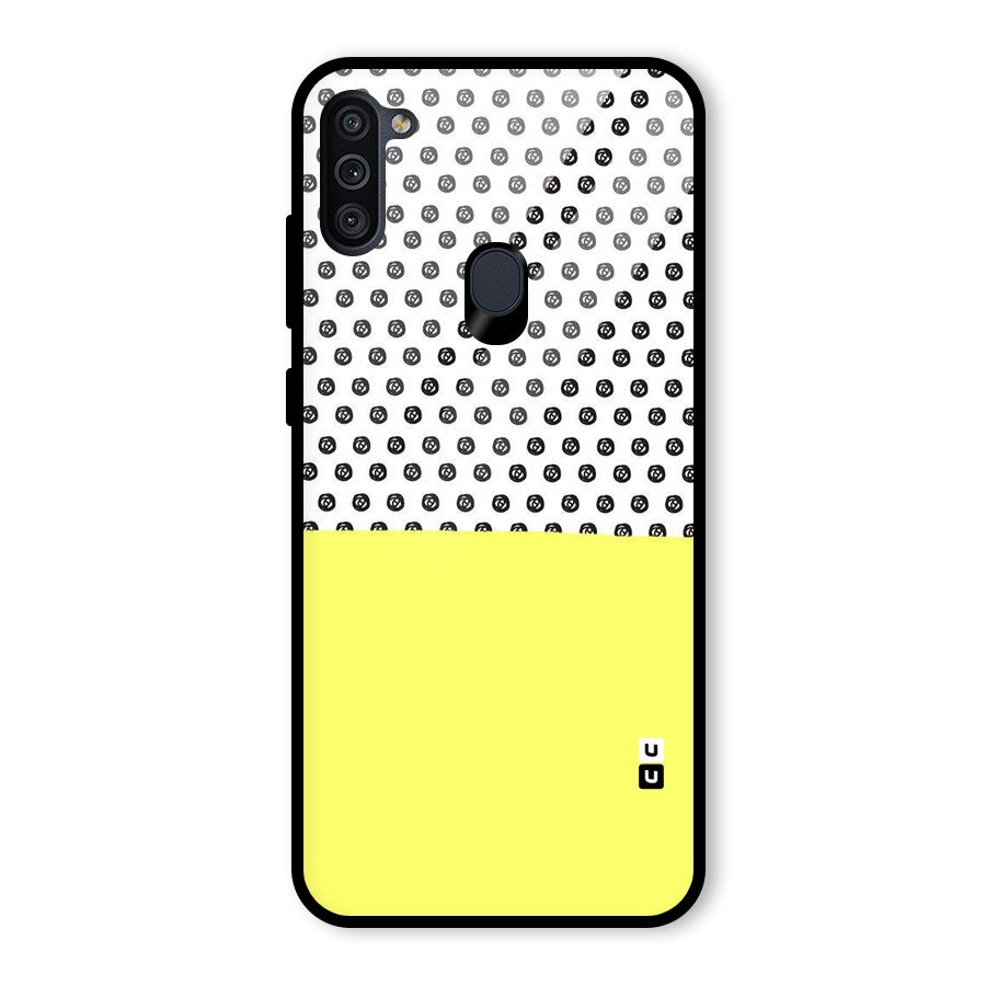 Plain and Pattern Glass Back Case for Galaxy M11