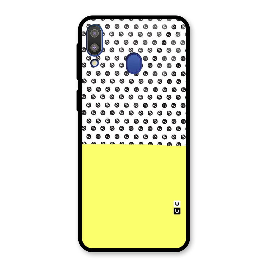 Plain and Pattern Glass Back Case for Galaxy M20