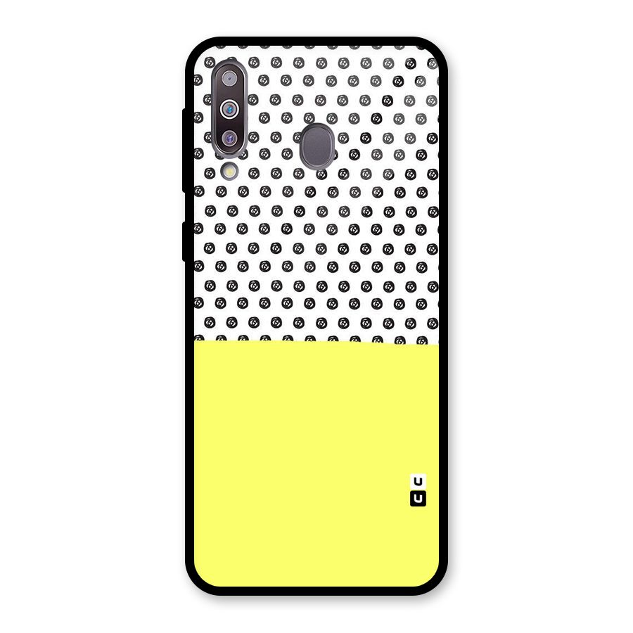 Plain and Pattern Glass Back Case for Galaxy M30