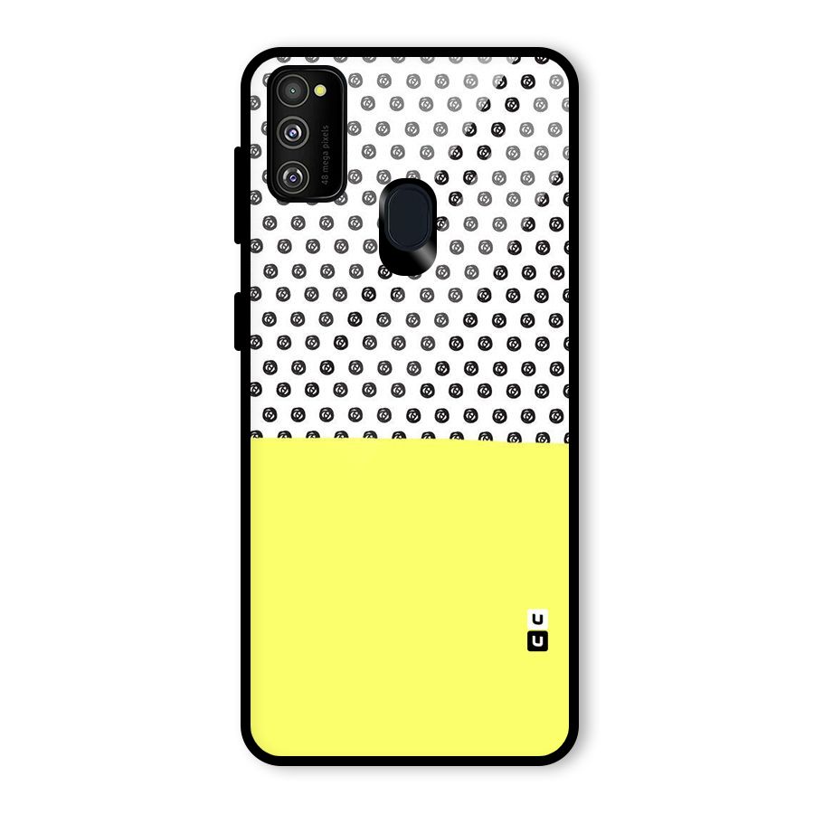 Plain and Pattern Glass Back Case for Galaxy M30s