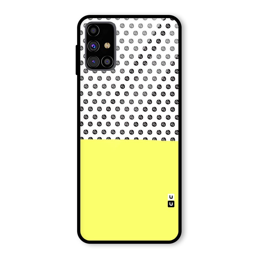 Plain and Pattern Glass Back Case for Galaxy M31s