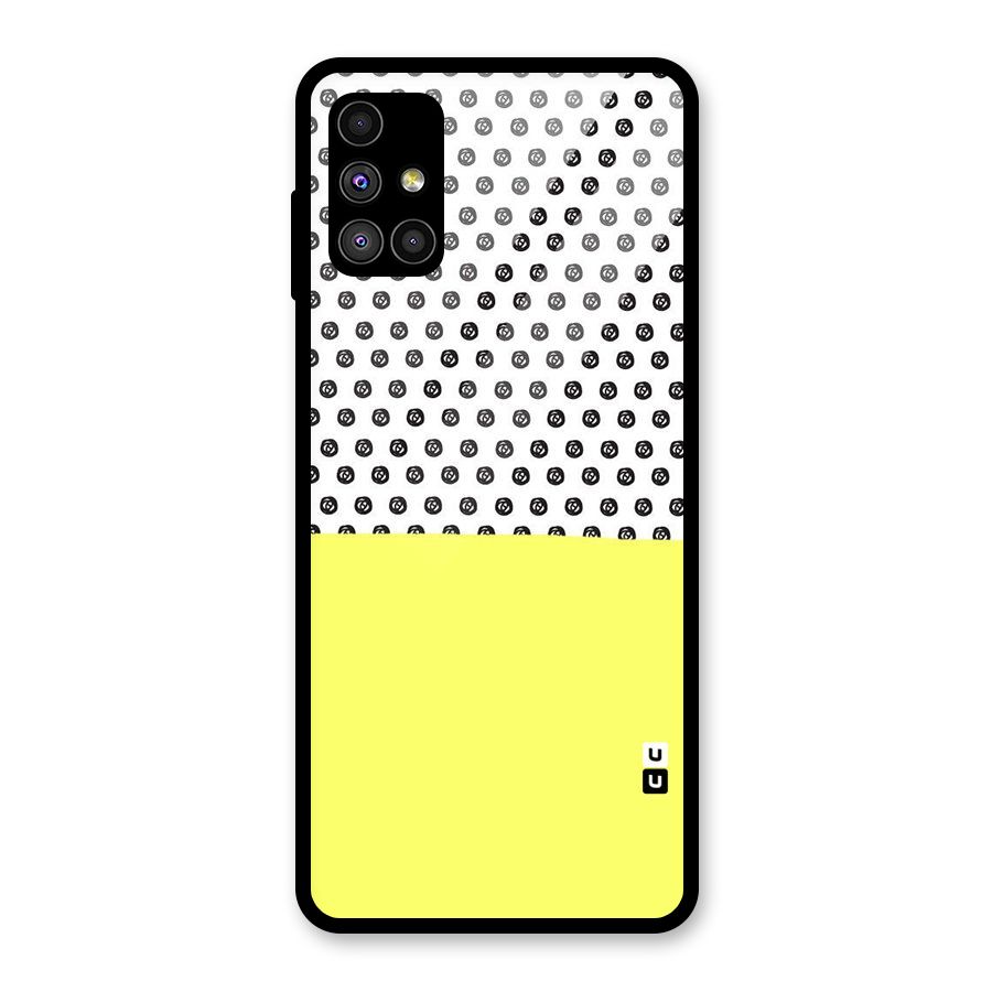 Plain and Pattern Glass Back Case for Galaxy M51