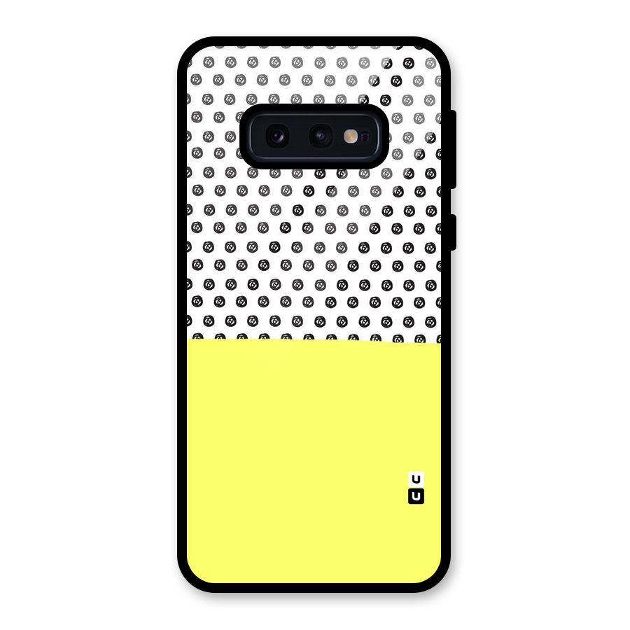 Plain and Pattern Glass Back Case for Galaxy S10e