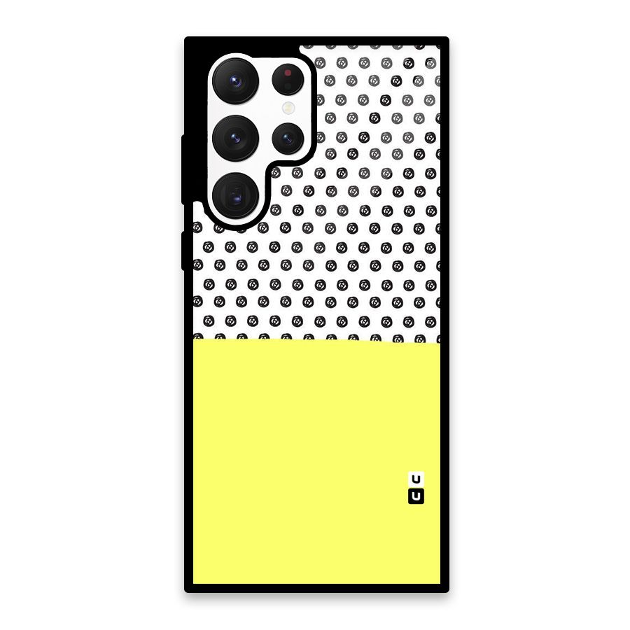 Plain and Pattern Glass Back Case for Galaxy S22 Ultra 5G