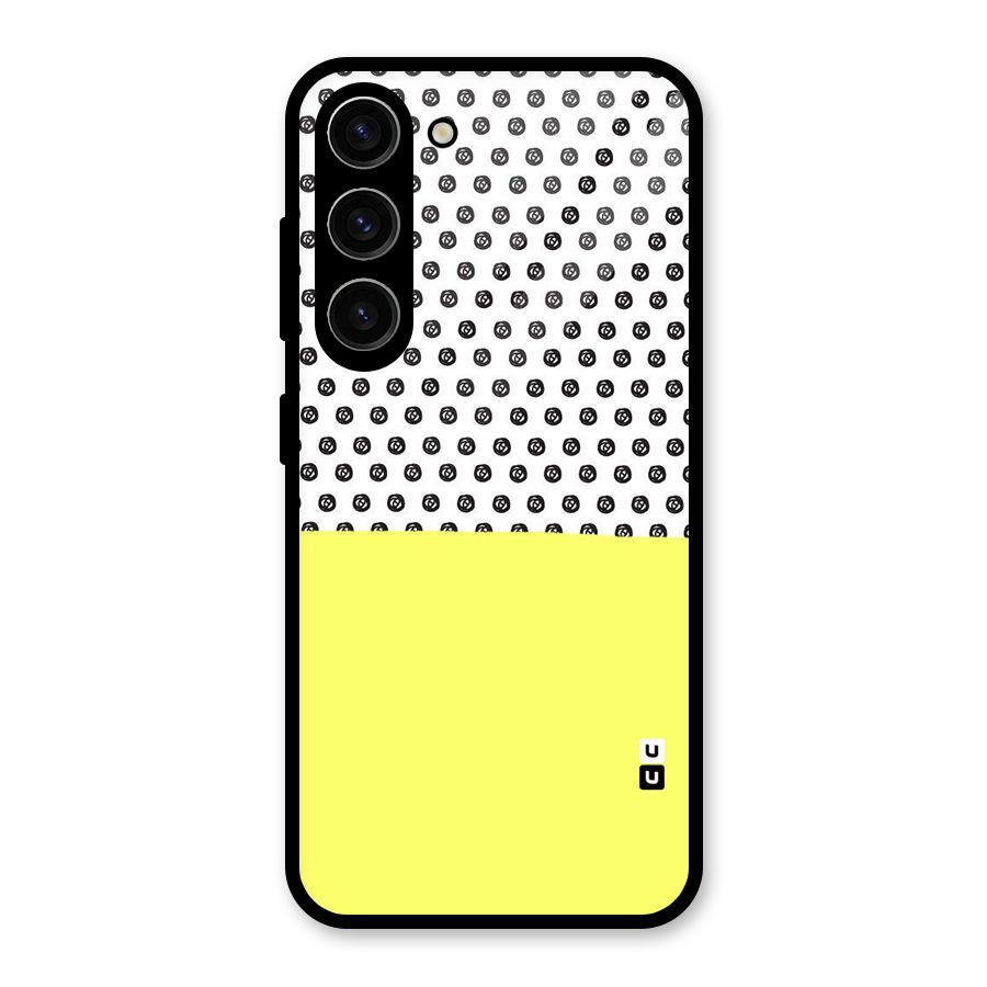 Plain and Pattern Glass Back Case for Galaxy S23