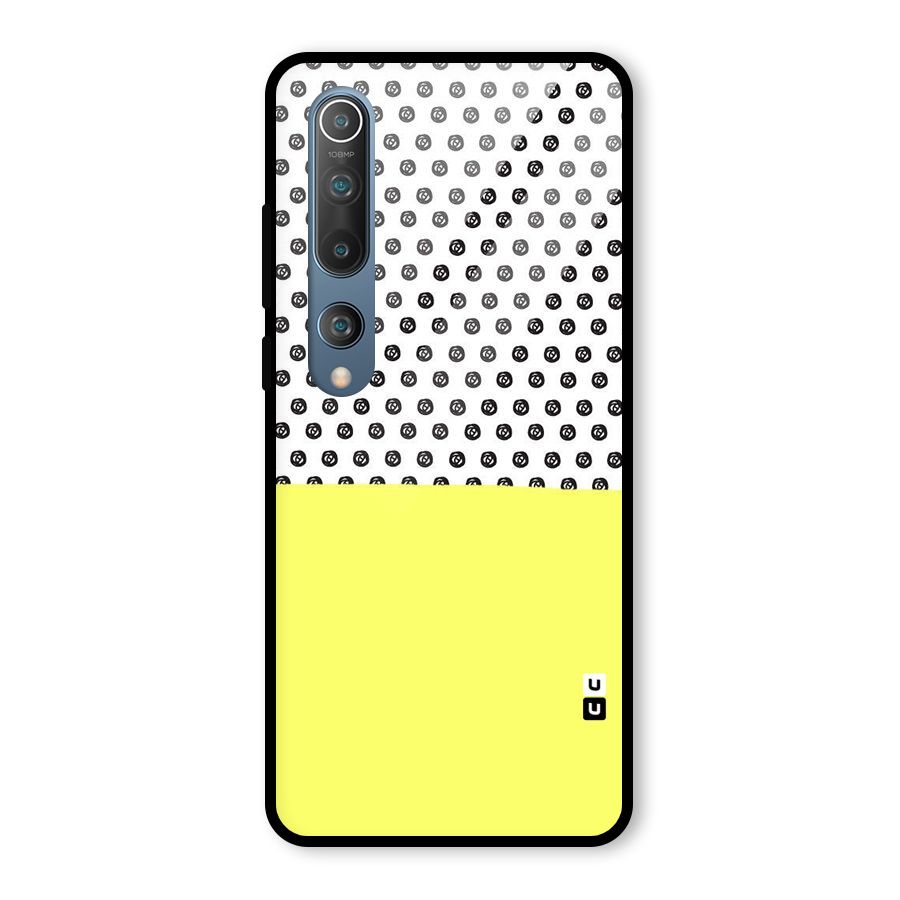 Plain and Pattern Glass Back Case for Mi 10