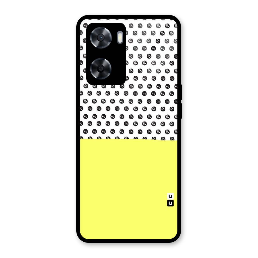 Plain and Pattern Glass Back Case for Oppo A57 2022