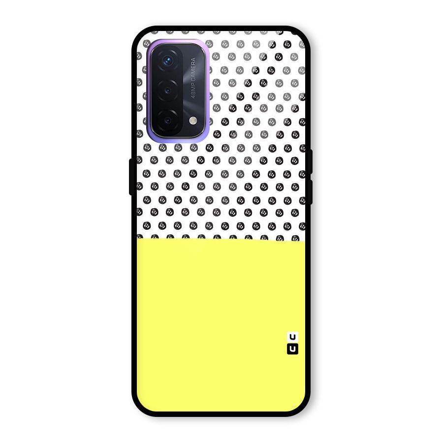 Plain and Pattern Glass Back Case for Oppo A74 5G