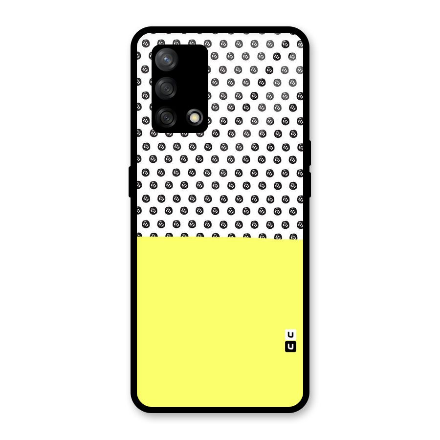 Plain and Pattern Glass Back Case for Oppo F19