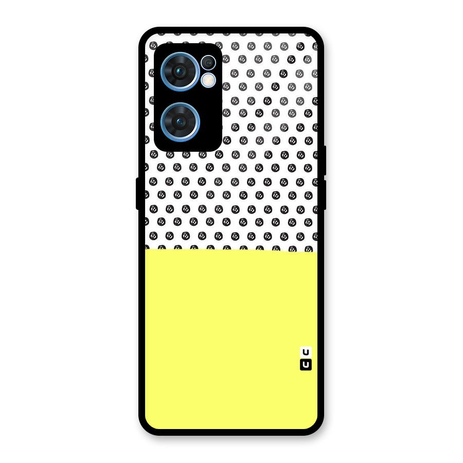 Plain and Pattern Glass Back Case for Oppo Reno7 5G