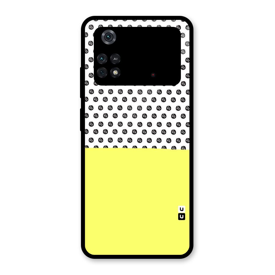 Plain and Pattern Glass Back Case for Poco M4 Pro 4G