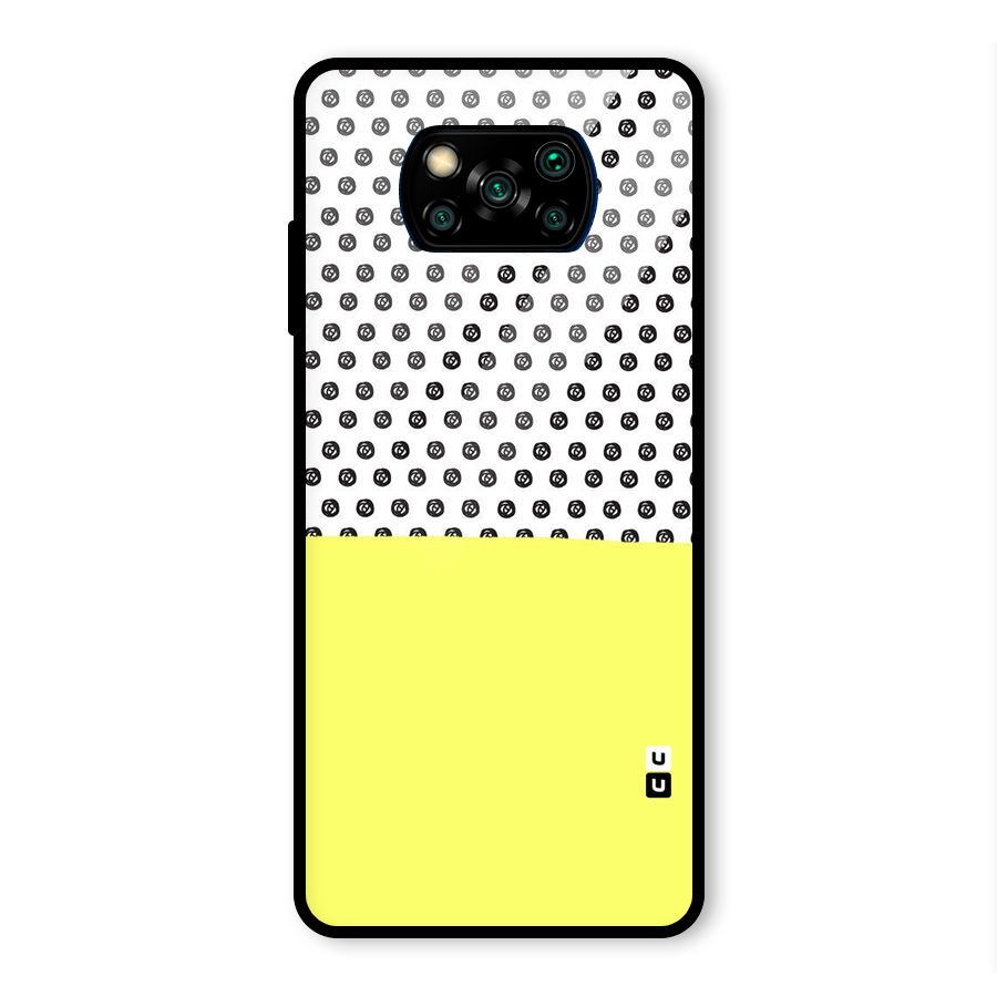 Plain and Pattern Glass Back Case for Poco X3 Pro