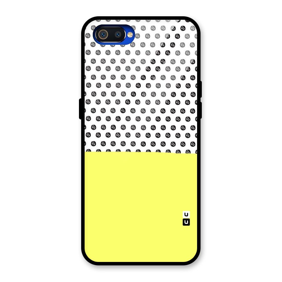 Plain and Pattern Glass Back Case for Realme C2