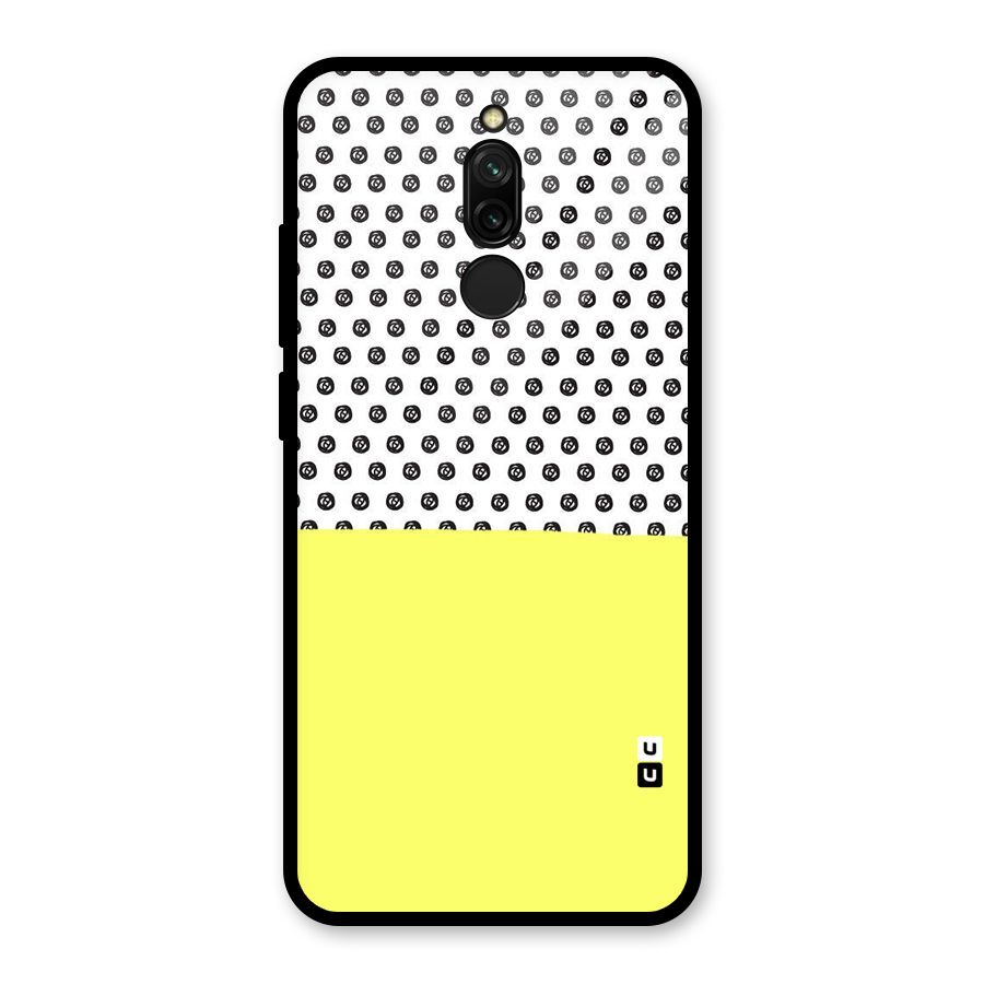 Plain and Pattern Glass Back Case for Redmi 8