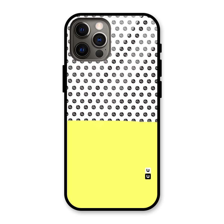 Plain and Pattern Glass Back Case for iPhone 12 Pro