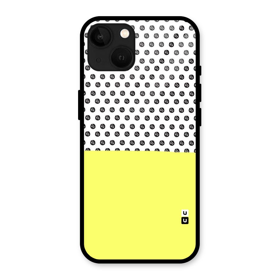 Plain and Pattern Glass Back Case for iPhone 13