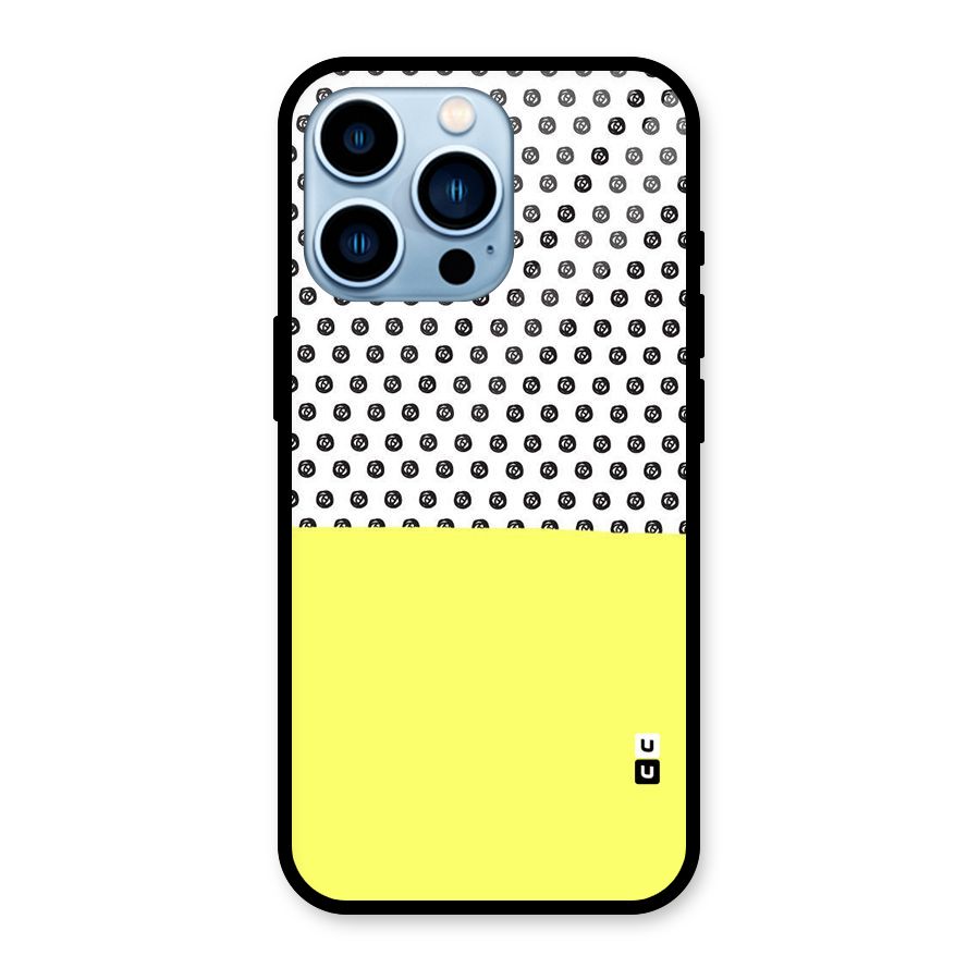 Plain and Pattern Glass Back Case for iPhone 13 Pro