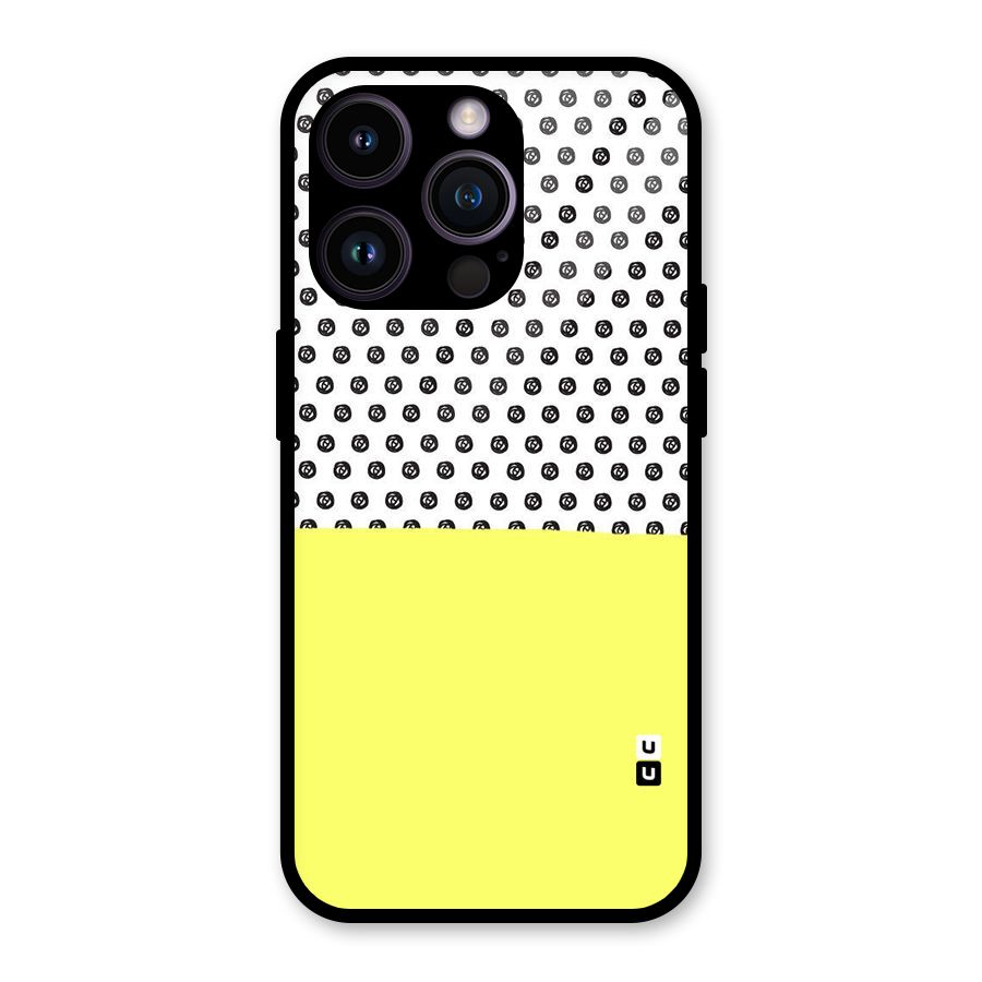 Plain and Pattern Glass Back Case for iPhone 14 Pro