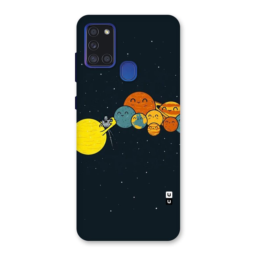 Planet Family Back Case for Galaxy A21s