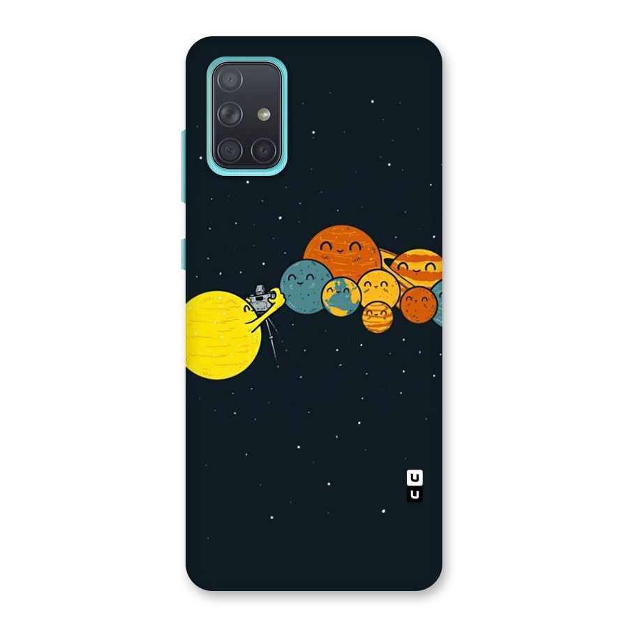 Planet Family Back Case for Galaxy A71