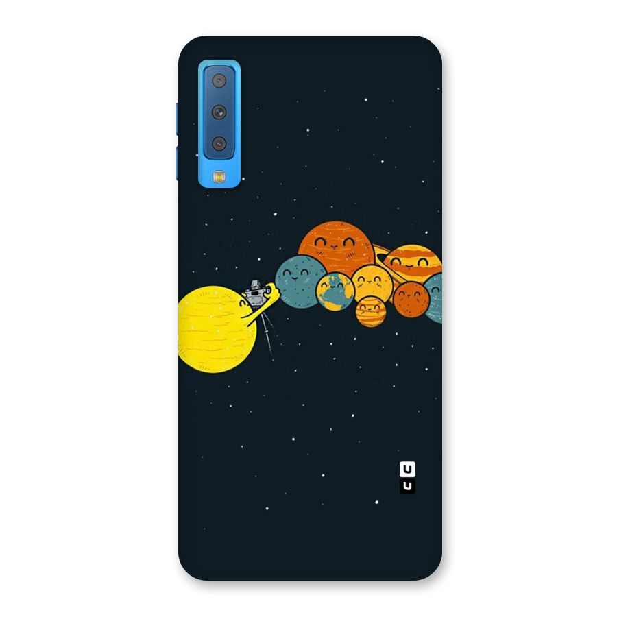 Planet Family Back Case for Galaxy A7 (2018)