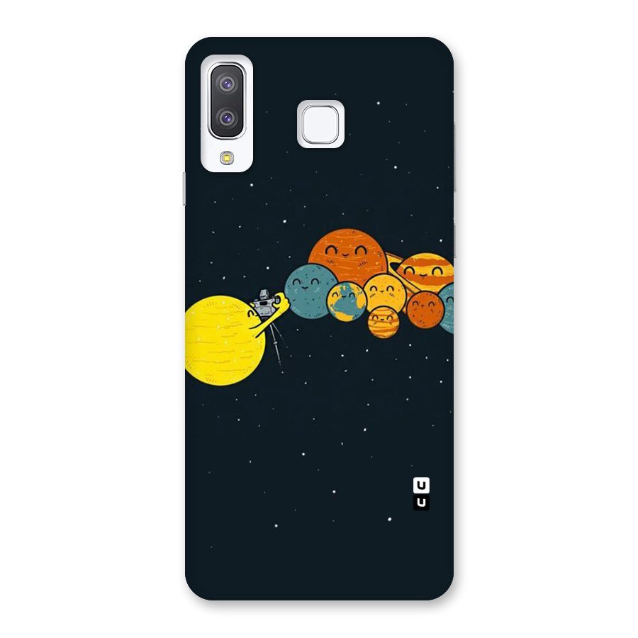 Planet Family Back Case for Galaxy A8 Star