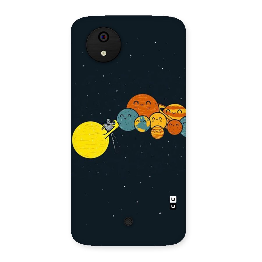Planet Family Back Case for Micromax Canvas A1
