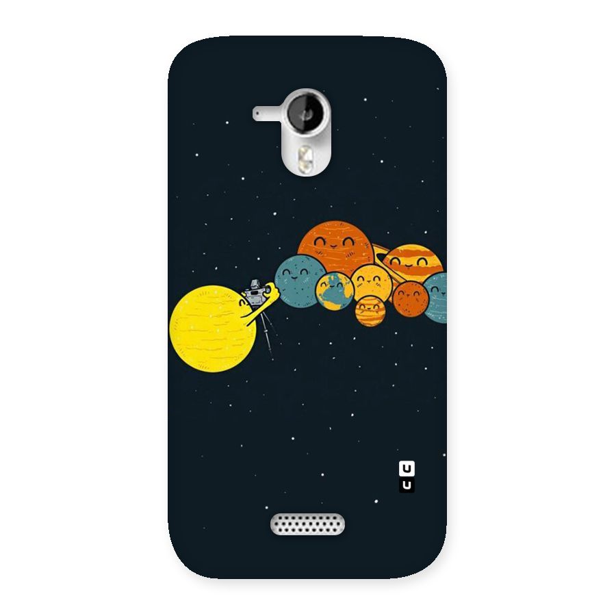 Planet Family Back Case for Micromax Canvas HD A116