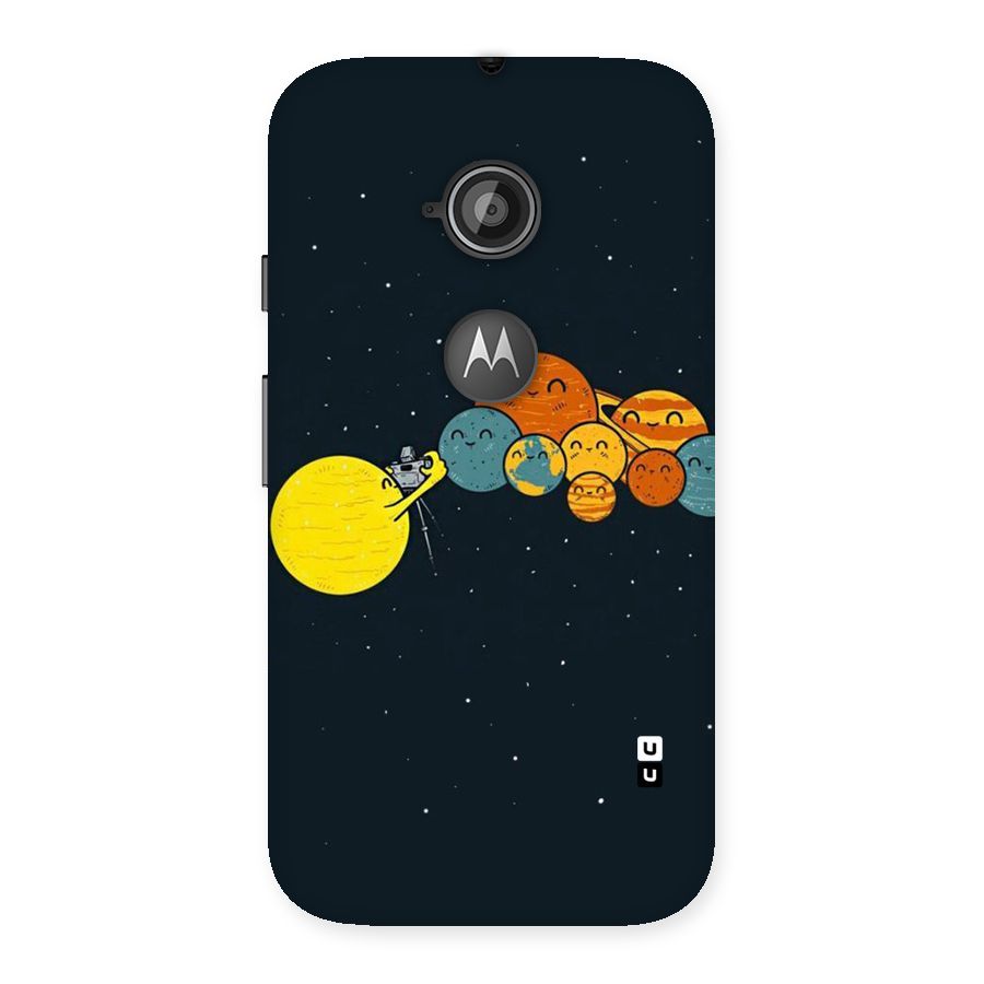 Planet Family Back Case for Moto E 2nd Gen