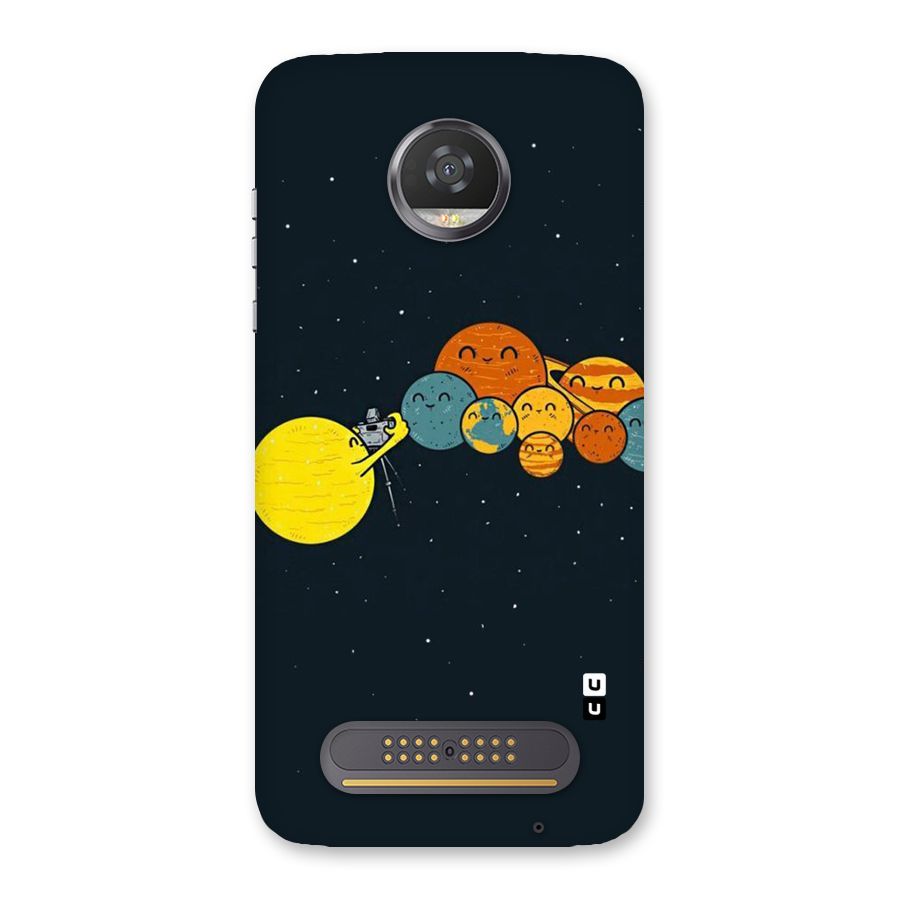 Planet Family Back Case for Moto Z2 Play