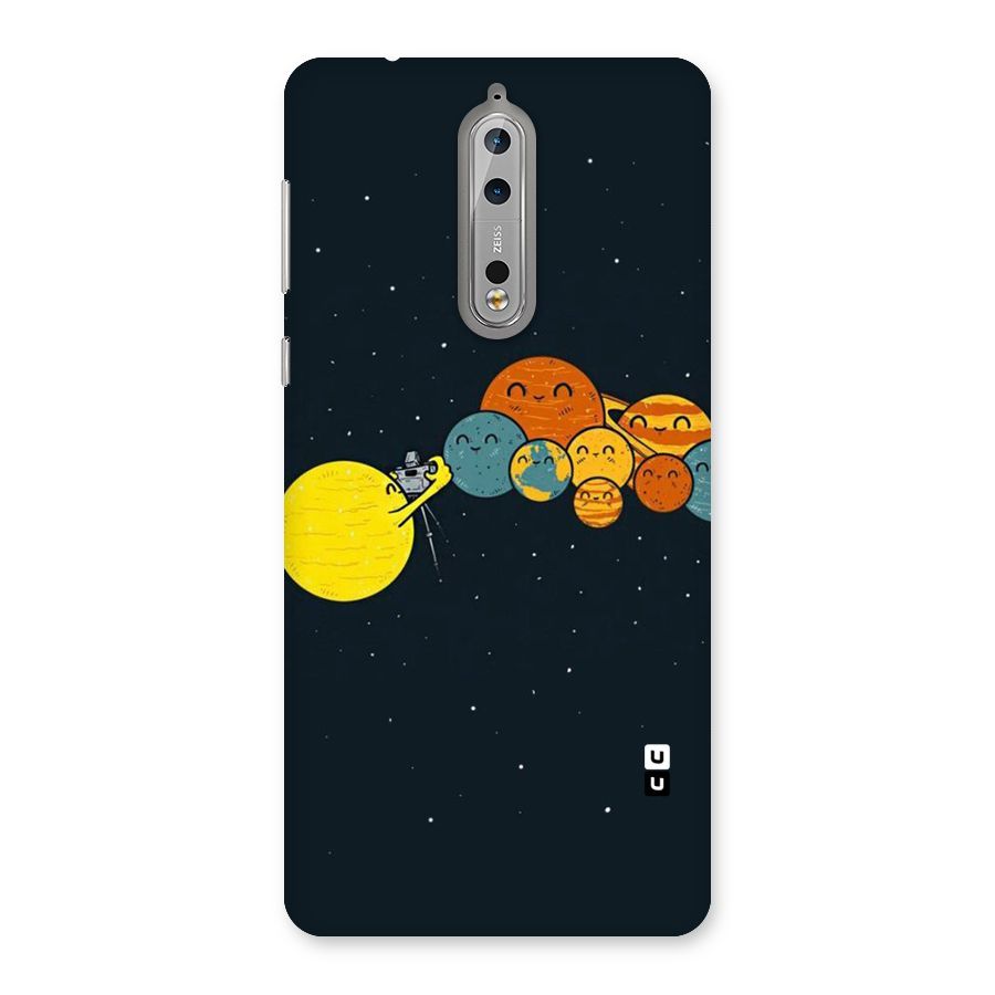 Planet Family Back Case for Nokia 8