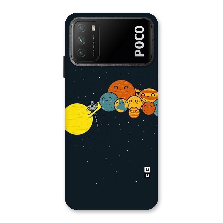Planet Family Back Case for Poco M3