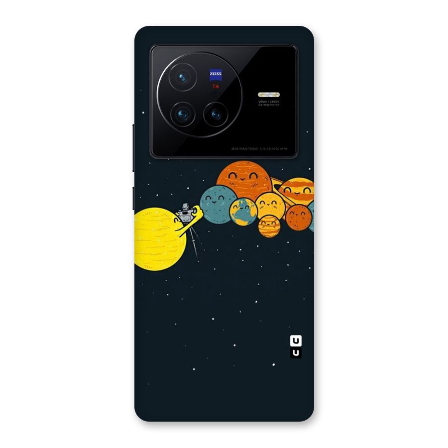 Planet Family Back Case for Vivo X80