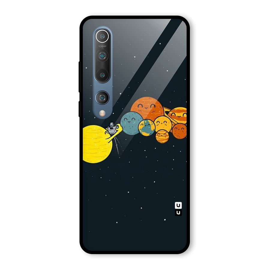 Planet Family Glass Back Case for Mi 10