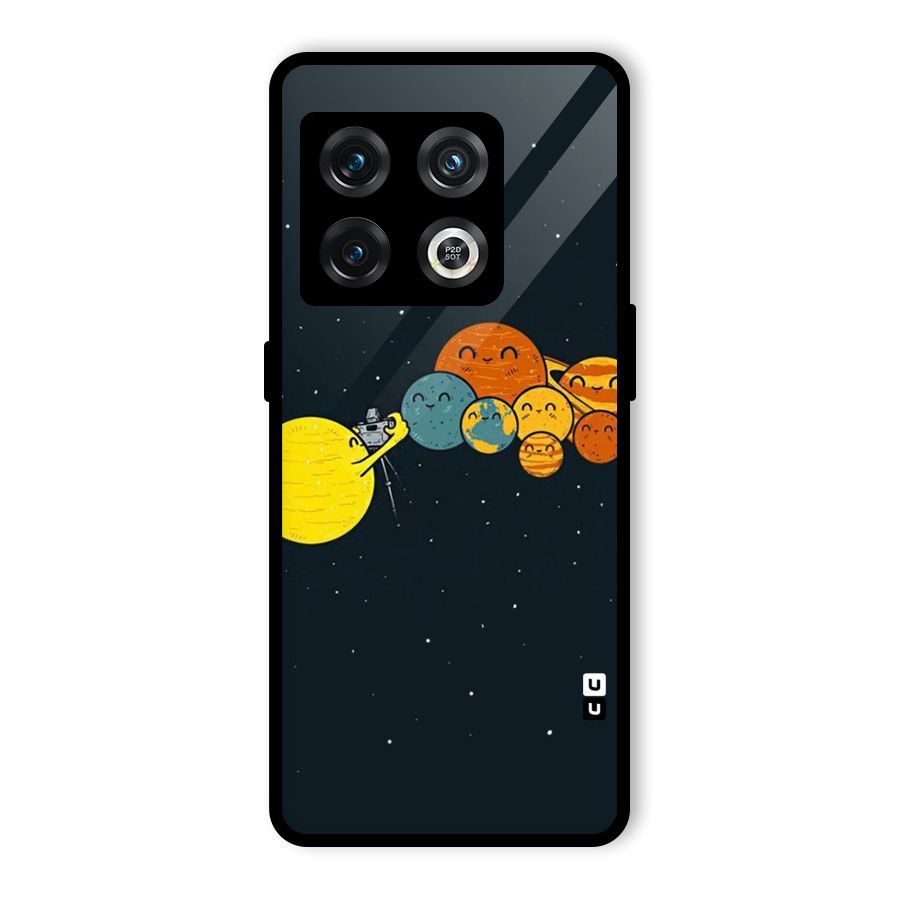 Planet Family Glass Back Case for OnePlus 10 Pro 5G
