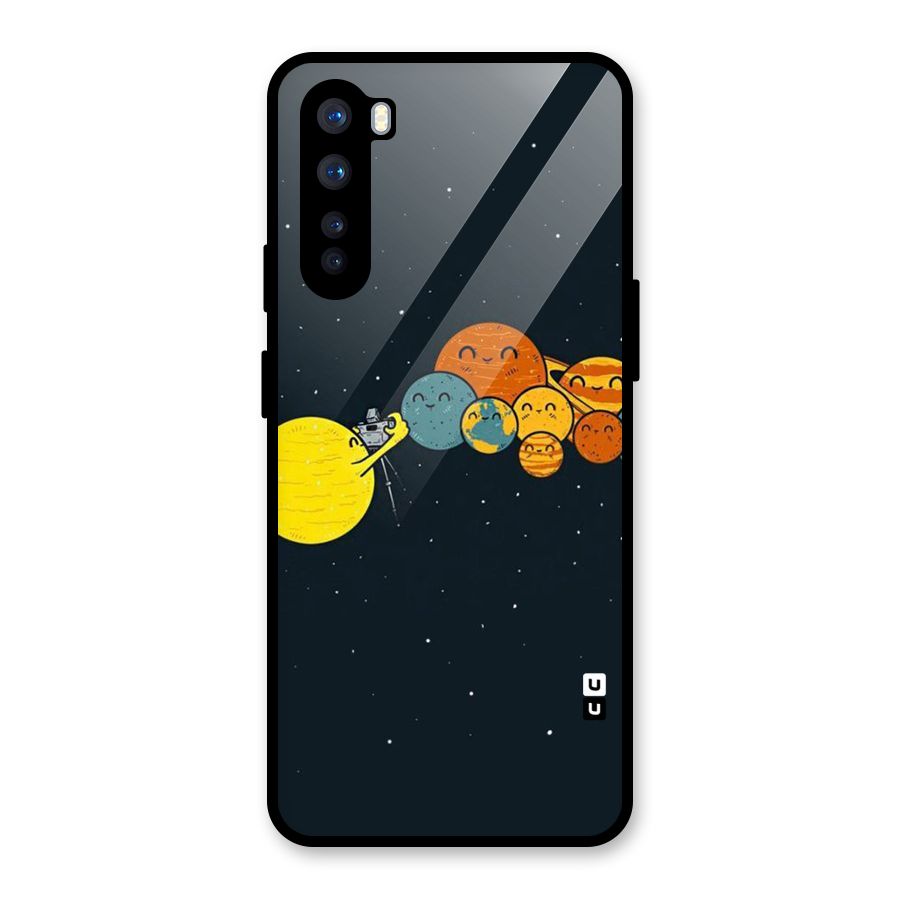 Planet Family Glass Back Case for OnePlus Nord