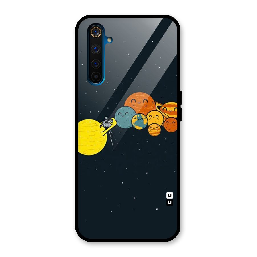 Planet Family Glass Back Case for Realme 6 Pro