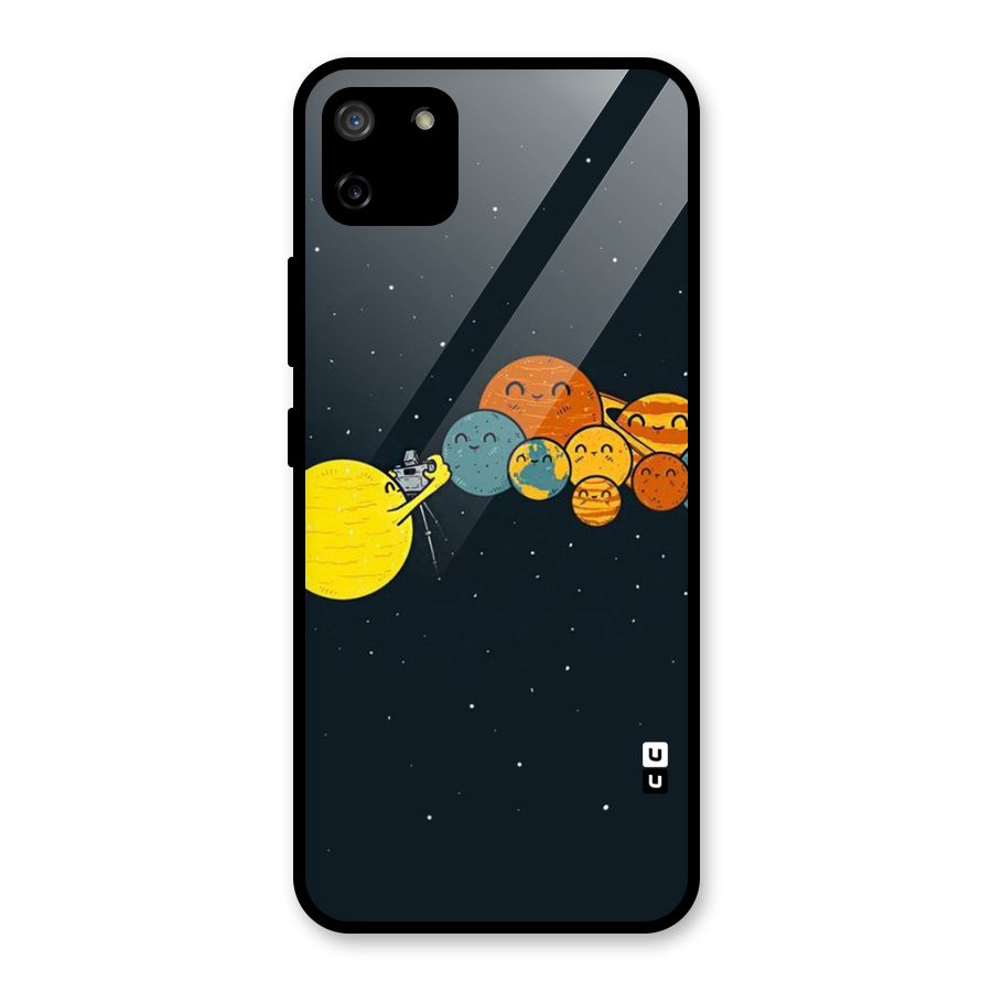 Planet Family Glass Back Case for Realme C11