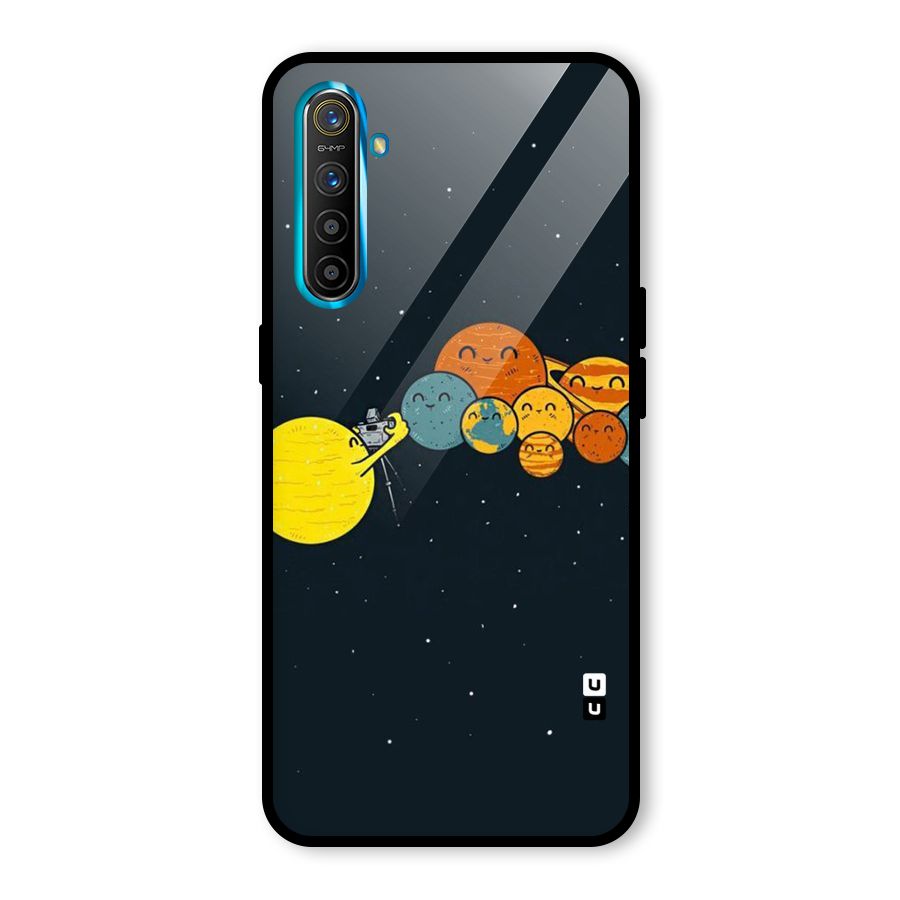 Planet Family Glass Back Case for Realme X2